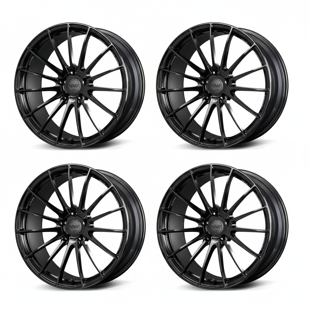 Rays | VMF L-01 Semigloss Black | 5X112 | 21X10.0 +15 (Set)