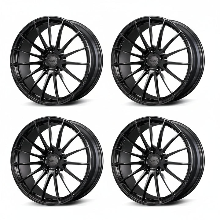 Rays | VMF L-01 Semigloss Black | 5X112 | 21X10.0 +15 (Set)