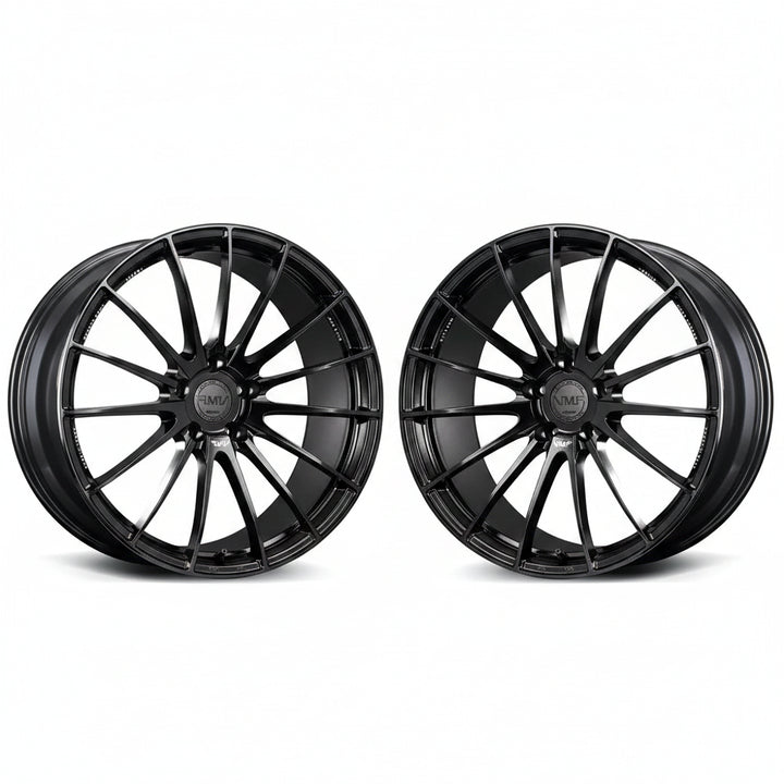 Rays | VMF L-01 Semigloss Black | 5X108 | 20X8.5 +40 (Pair)
