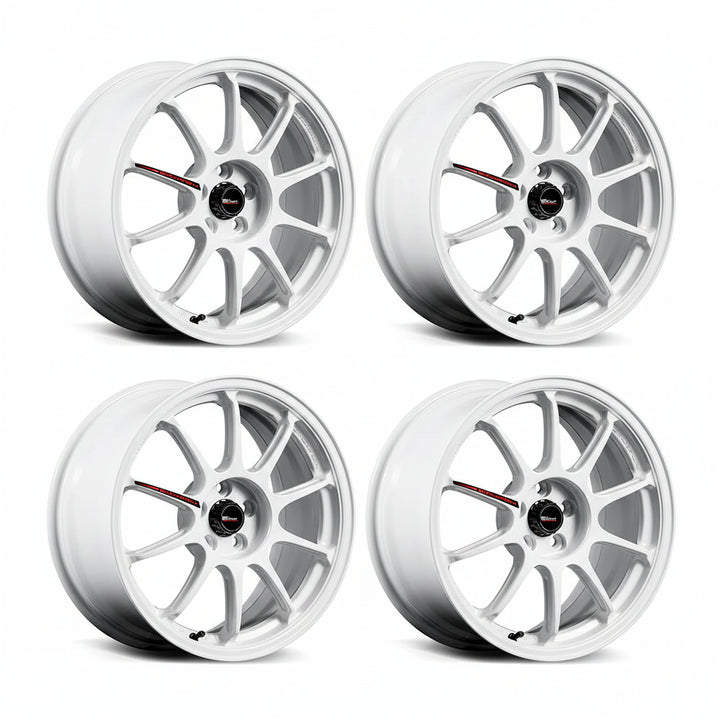 Rays | MID RACING R10 EVO White | 4X100 | 17X7.0 +45 (Set)