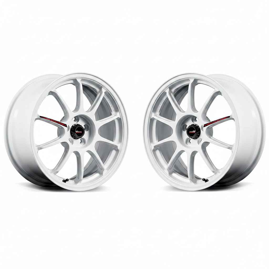 Rays | MID RACING R10 EVO White | 5X100 | 18X8.5 +45 (Pair)