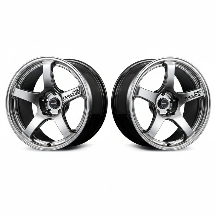 Rays | MID RACING R50 EVO Hyper Silver | 5X120 | 18X9.5 +45 (Pair)