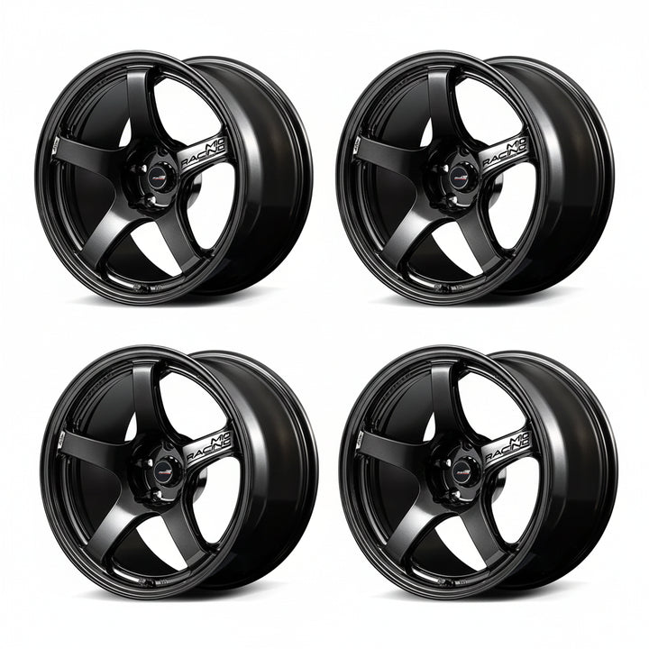 Rays | MID RACING R50 EVO Black Metallic | 4X100 | 17X7.0 +45 (Set)