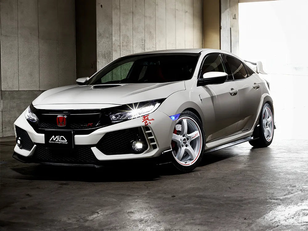 Rays | MID RACING R50 White / Rim Red Line | 5X120 | 18X8.5 +45