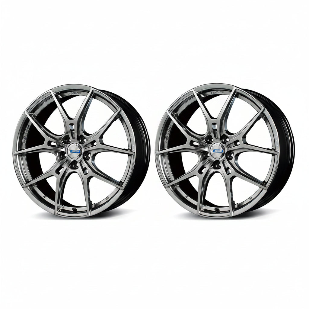 Rays | Gram Lights 57FXZ Grace Silver | 19x8.5 +38 | 5X114.3 (Pair)