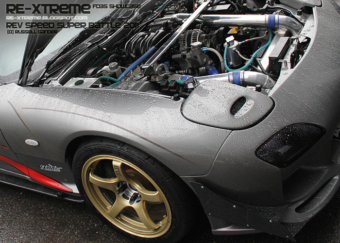 FEED (Fujita Engineering) | Afflux Headlight Cover Intake Duct for Mazda RX-7 (FD3S)