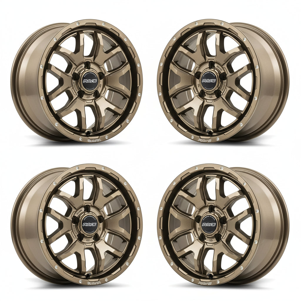 Rays | RAYS OFFROAD F6 boost Dark Bronze | 5X114.3 | 17X8.0 +35 (Set)