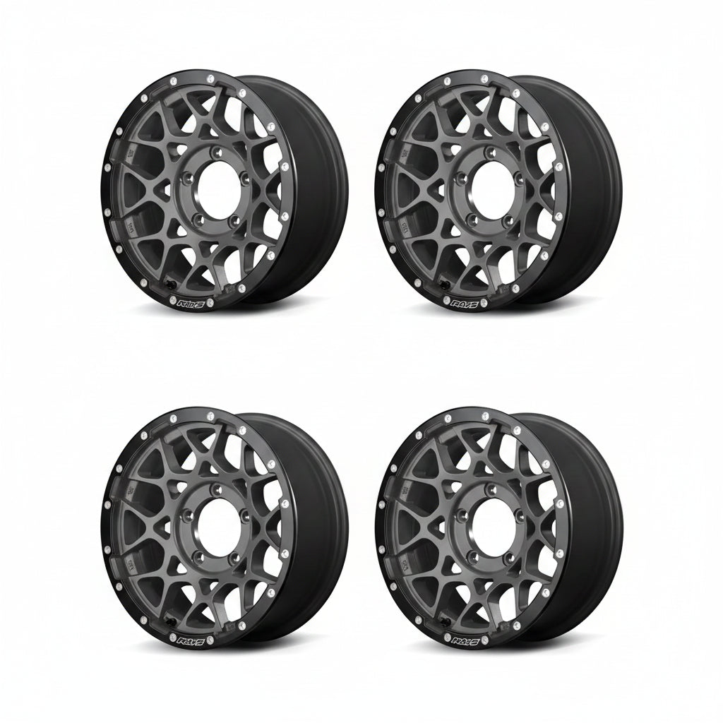 Rays | RAYS OFFROAD M8 Semigloss Arms Gray/E-pro Coat | 5X139.7 | 16X6.0 -5 (Set)