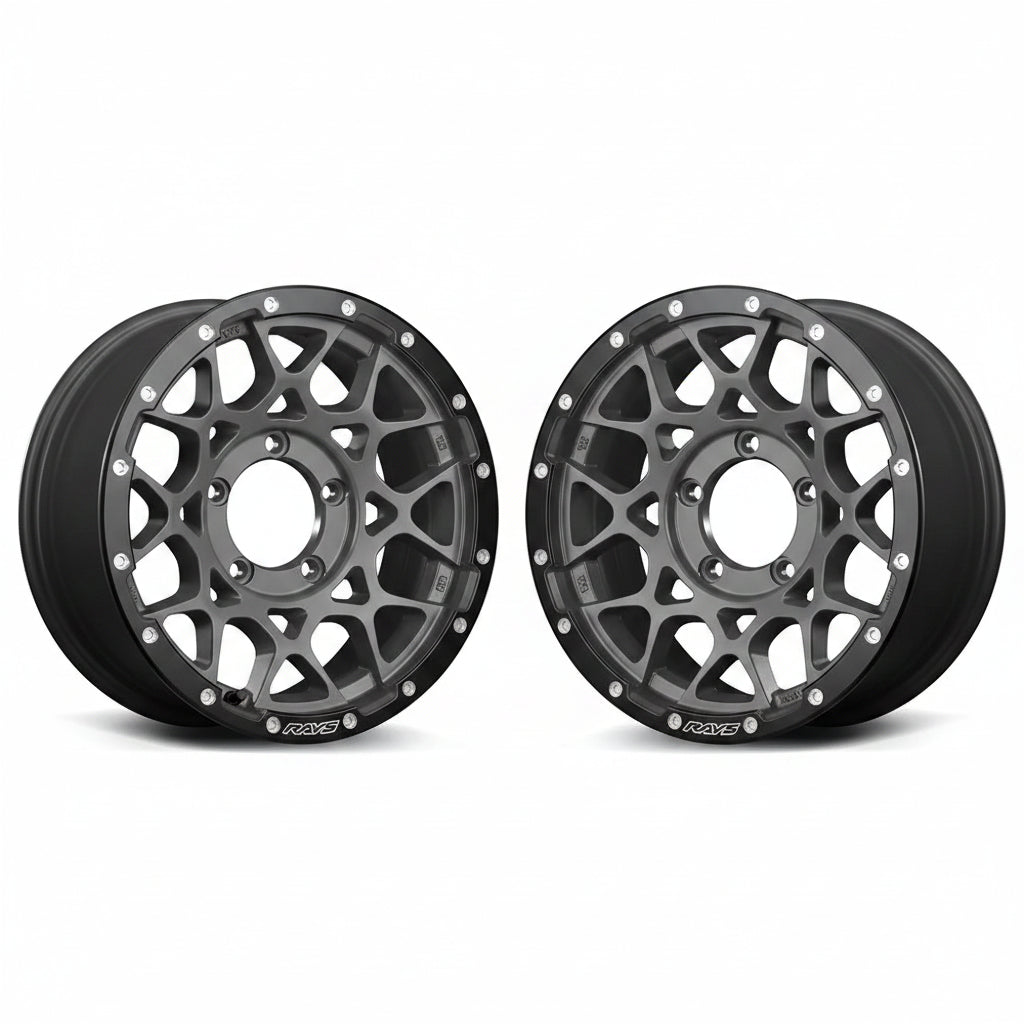 Rays | RAYS OFFROAD M8 Semigloss Arms Gray/E-pro Coat | 5X139.7 | 16X6.0 -5 (Pair)