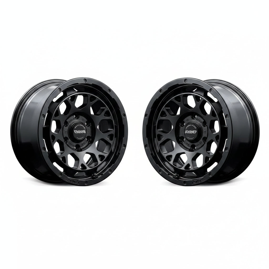 Rays | RAYS OFFROAD M9+ Semi Gloss Black | 5X114.3 | 17X7.0 +32 (Pair)
