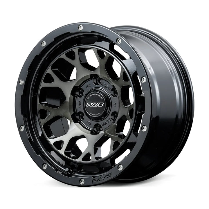 Rays | RAYS OFFROAD M9+ Black/Disk Clear Smoke | 5X100 | 16X7.0 +48