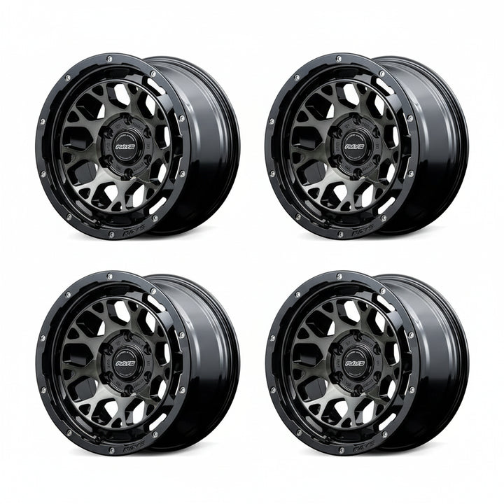 Rays | RAYS OFFROAD M9+ Black/Disk Clear Smoke | 5X114.3 | 17X7.0 +40 (Set)