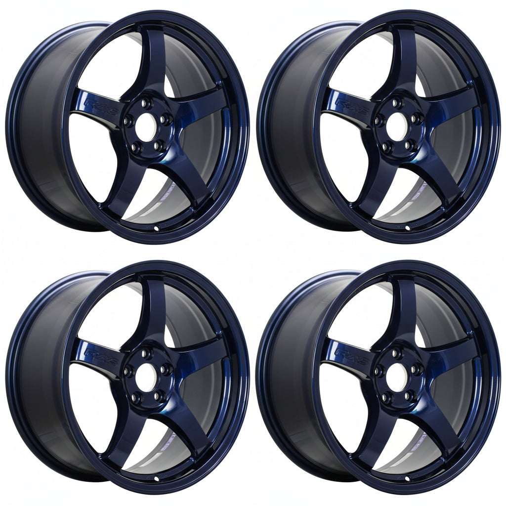 Rays | Gram Lights 57CR Eternal Blue Pearl | 15x8.0 +28 | 4X100 (Set)