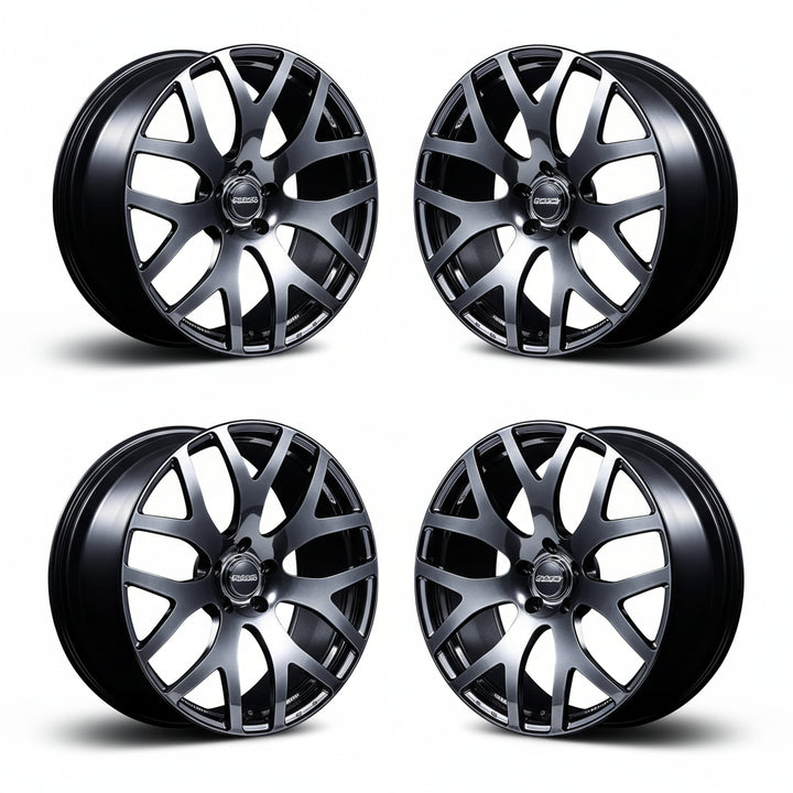 Rays | VMF S-01 Shining Super Black | 5X120 | 19X8.0 +45 (Set)