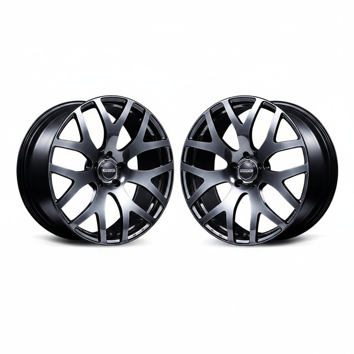 Rays | VMF S-01 Shining Super Black | 5X108 | 20X8.5 +40 (Pair)