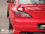 Car Modify Wonder Twin Blade Trunk Wing for Nissan Silvia S15