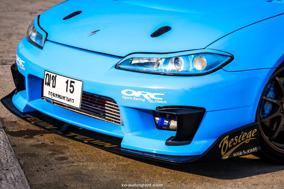 Wise Square | D1-GP Spec Front Bumper with Lip for Nissan Silvia