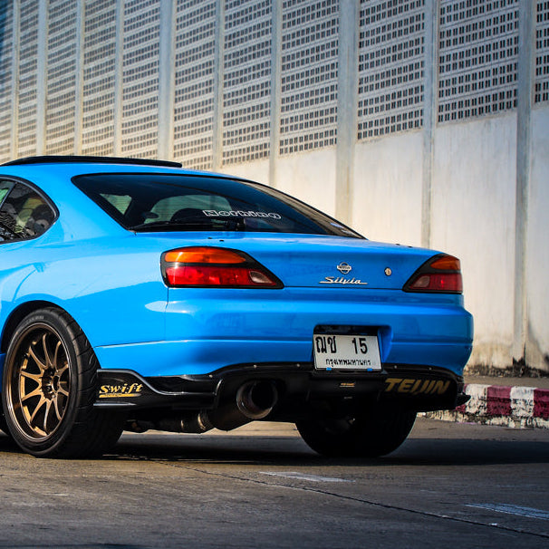 Wise Square | D1-GP Spec Rear Bumper with Diffuser for Nissan Silvia S15