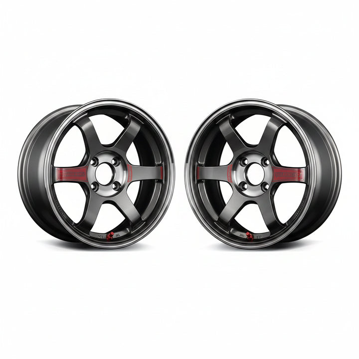Rays | Volk TE37 SONIC SL Pressed Graphite | 4X100| 16x5.5 +44 (Pair)