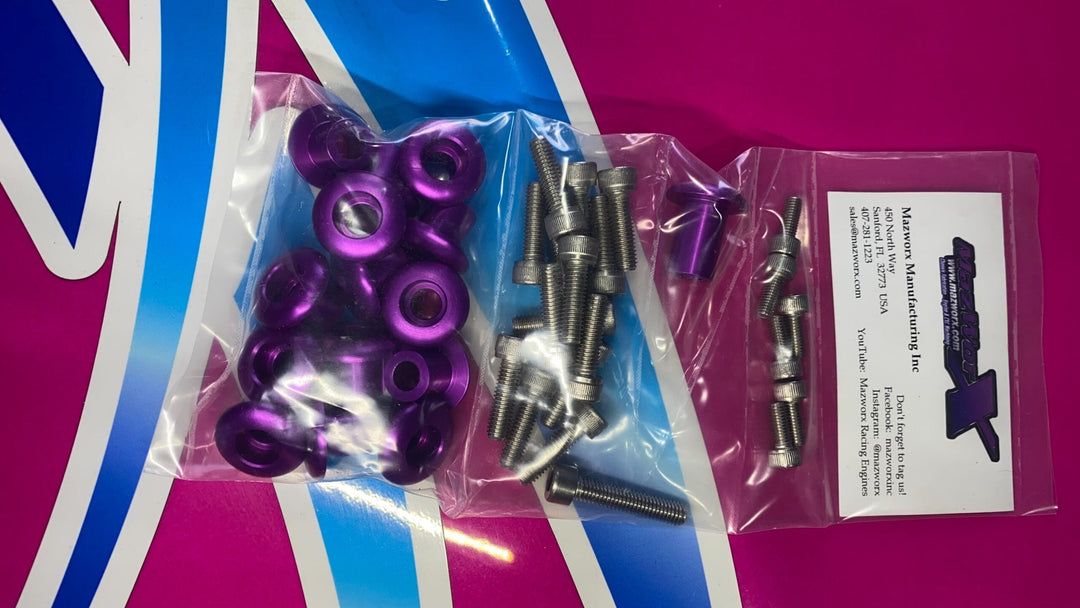 Yashio Factory | Head Cover Dress-Up Bolts for Nissan Silvia (S13 / S14 / S15) 180SX 240SX