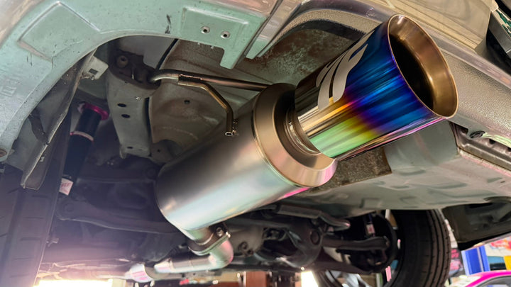 Yashio Factory | Super Silent Titanium Muffler (NA, 50mm Main Pipe) for Nissan Silvia (S15)
