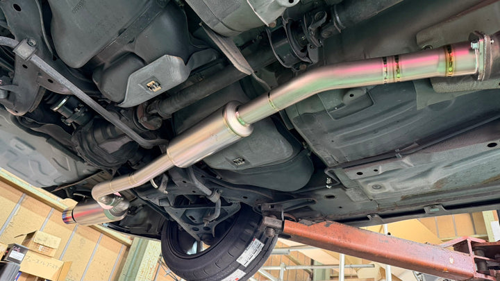 Yashio Factory | Super Silent Titanium Muffler (NA, 50mm Main Pipe) for Nissan Silvia (S15)