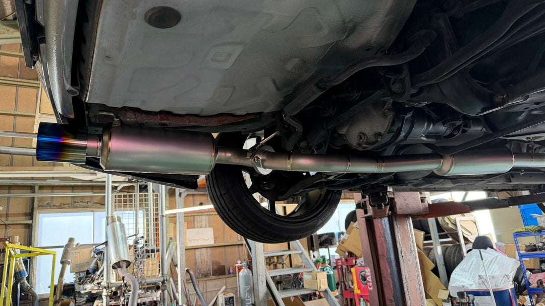 Yashio Factory | Super Silent Titanium Muffler (NA, 50mm Main Pipe) for Nissan Silvia (S15)