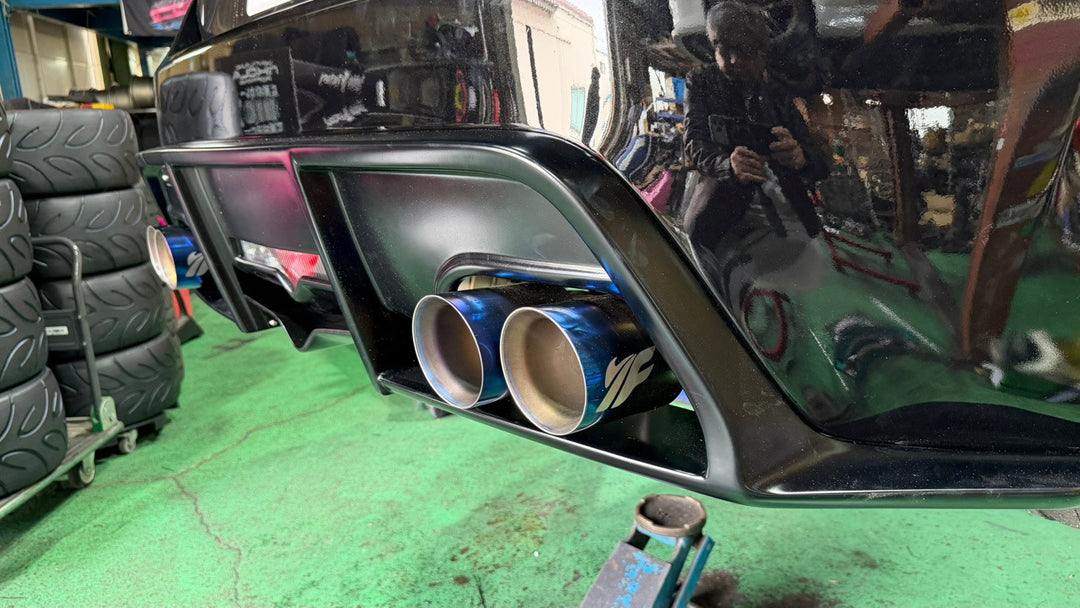Yashio Factory | Super Silent Titanium Muffler 4, Quad Exit for Toyota 86 / GR86 (ZN6 / ZN8)
