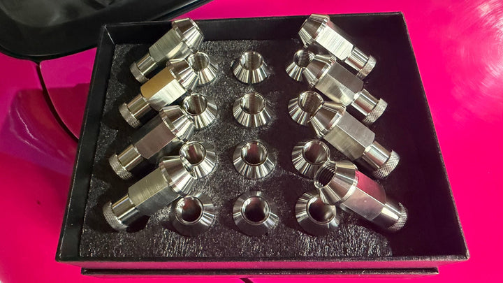 Yashio Factory | Titanium Wheel Nuts for Nissan Applications (1.25mm Thread Pitch)