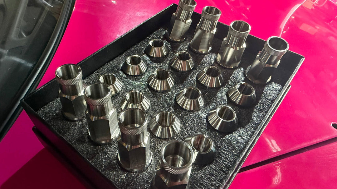Yashio Factory | Titanium Wheel Nuts for Nissan Applications (1.25mm Thread Pitch)