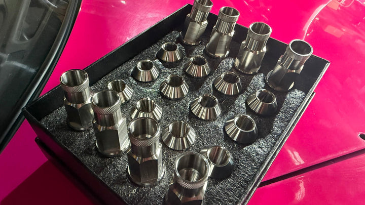 Yashio Factory | Titanium Wheel Nuts for Nissan Applications (1.25mm Thread Pitch)