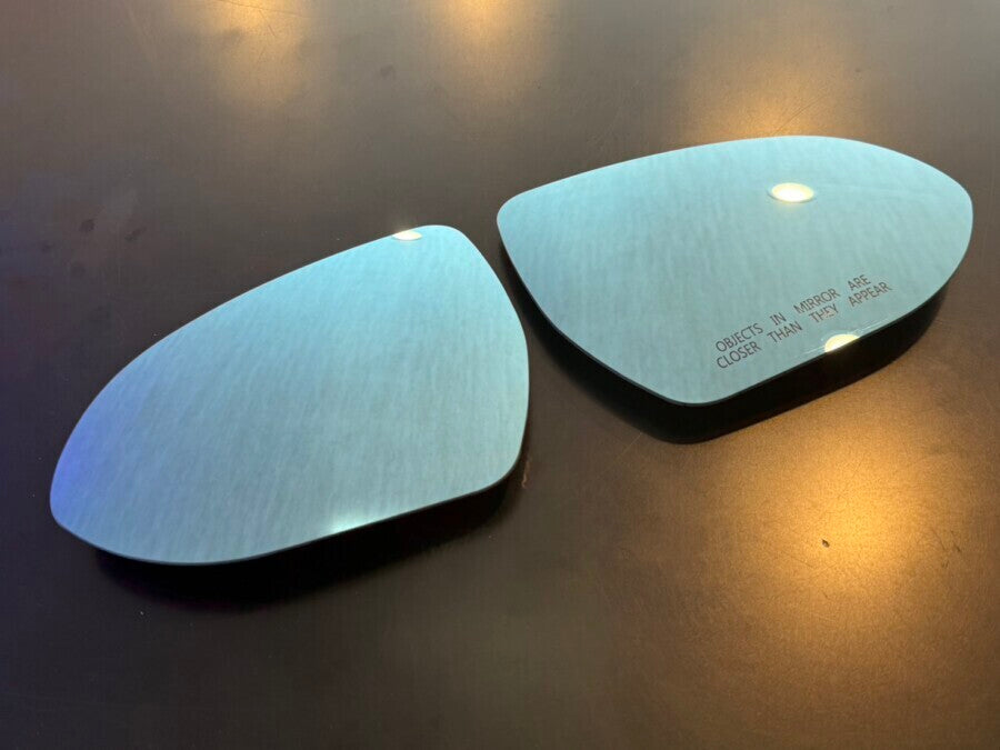 Kazama Auto | Heated Wide-View Blue Mirror Lenses for Toyota GR86 ZN8 / Subaru BRZ ZD8