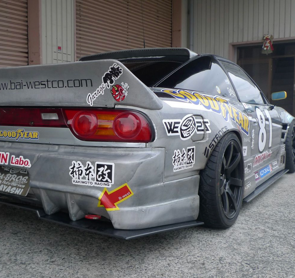 Origin Lab Rear Over Fenders Type 3 +55mm for 180sx (89-94 S13 Origin Lab Rear Over Fenders Type 3 +55mm for 180sx (89-94 S13