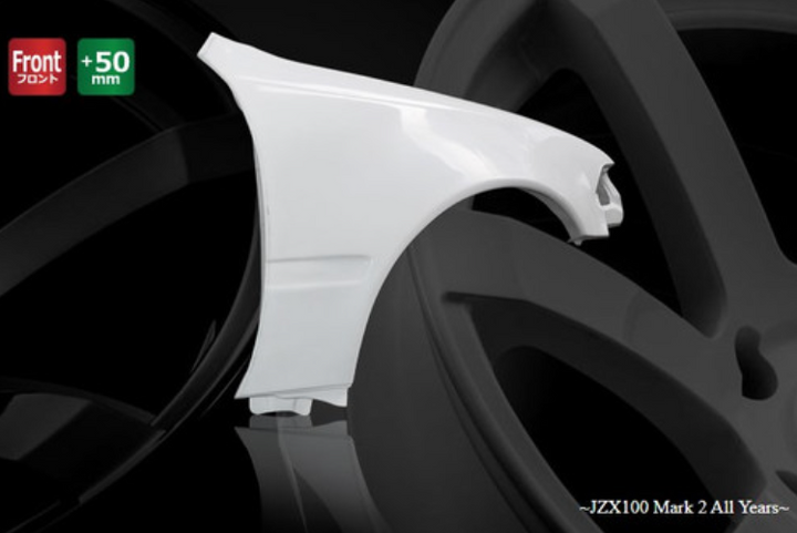 Origin Lab | All Year Front Fenders +55mm for Toyota JZX100 Mark II