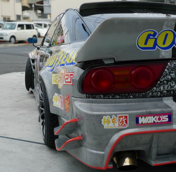 Origin Lab | Rear Overfenders Type 4 +75mm for Nissan 180sx (89-94 240sx S13 Hatch)