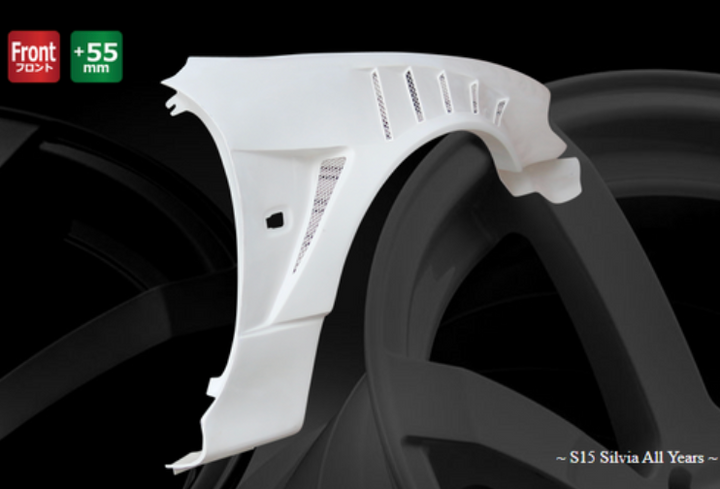 Origin Lab | Front Fenders Shark Era +55mm for Nissan Silvia S15