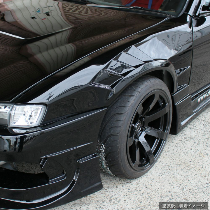 Origin Lab | Front Fenders All Year Shark Era +55mm for Nissan Silvia S14 Kouki 240SX