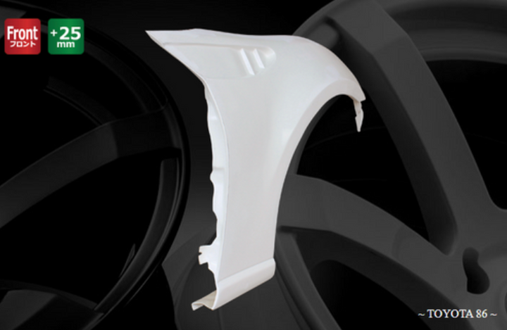 Origin Lab | Front Fenders +25mm for Toyota GT86 / Scion FRS / Subaru BRZ