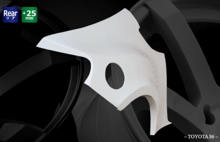 Origin Lab | Rear Overfenders +25mm for Toyota GT86 / Scion FRS / Subaru BRZ