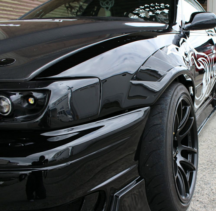 Origin Lab | Front Fenders All Year Shark Era +55mm for Toyota JZX100 Chaser