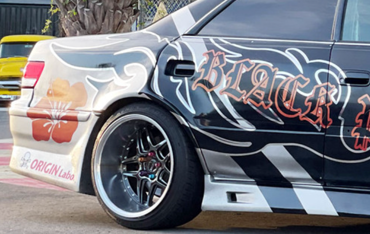 Origin Lab | Rear Over Fenders +50mm for Toyota JZX100 Mark II