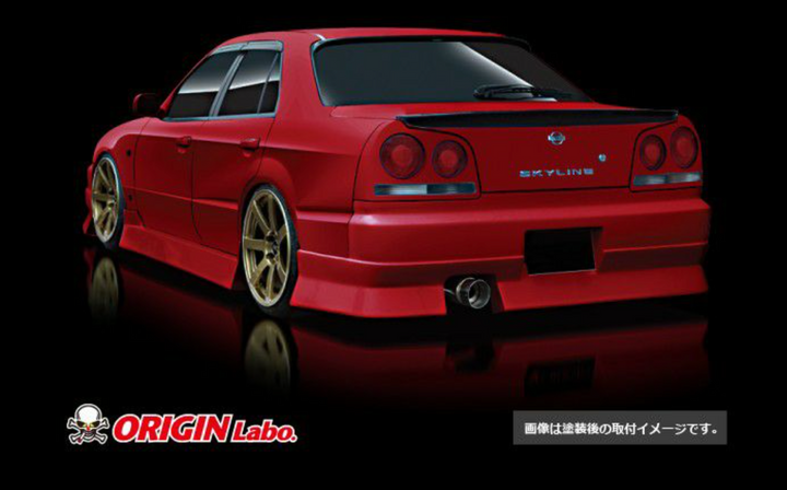 Origin Lab | Stream Line Rear Bumper for Nissan Skyline R34 4 Door