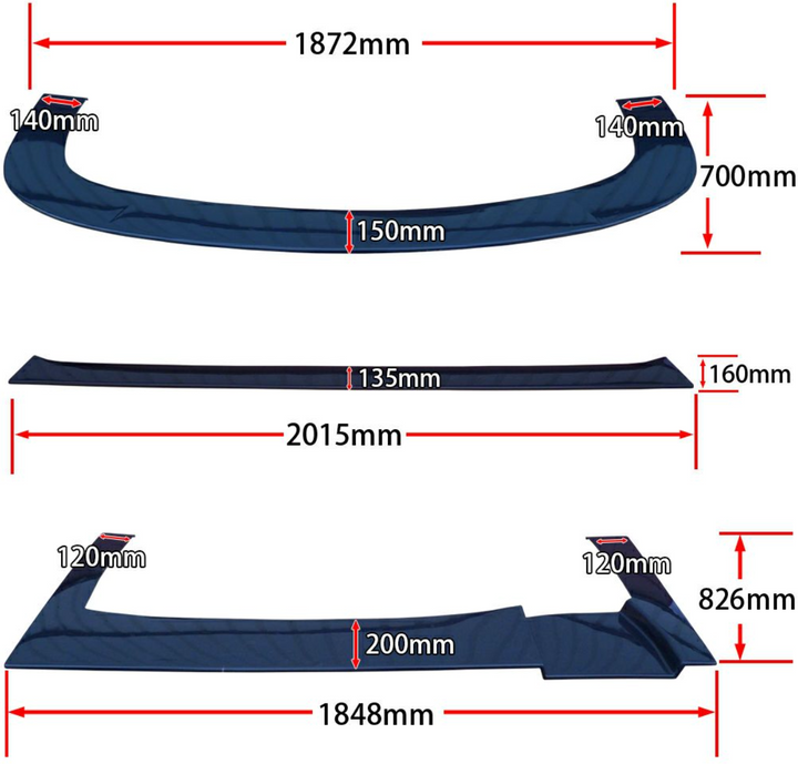 Origin Lab | Racing Line Under Panel Set for Toyota JZX100 Chaser