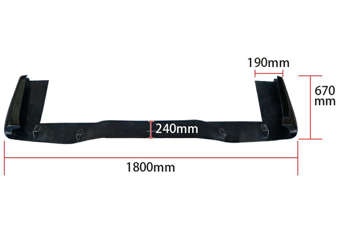 Origin Lab | Racing Line Rear Under Panel Type 2 for Nissan 180sx (89-94 240sx S13 Hatch)