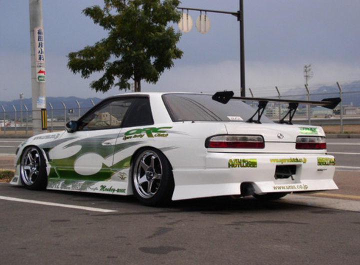 URAS | Type 4 Rear Bumper for Nissan Silvia S13 (240SX S13 Coupe)
