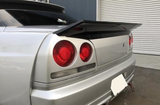 URAS Vertical Stabilizer Wing 60 Degree for Nissan R34 4 Door (99-02 R34)