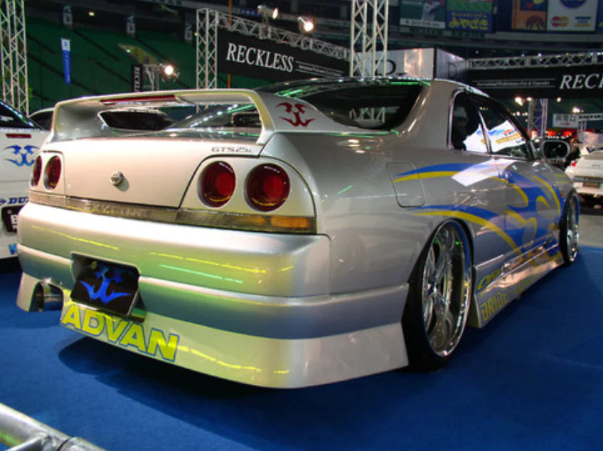 URAS | Type 4 Rear Bumper for Nissan Skyline R33 2 Door