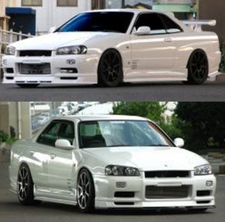 URAS | Type-R Front Bumper for Nissan R34 Skyline 2 Door / 4 Door