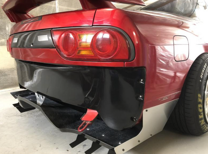URAS | Back Panel Cover Rear Bumper  for Nissan 180sx (240SX S13 Hatch)