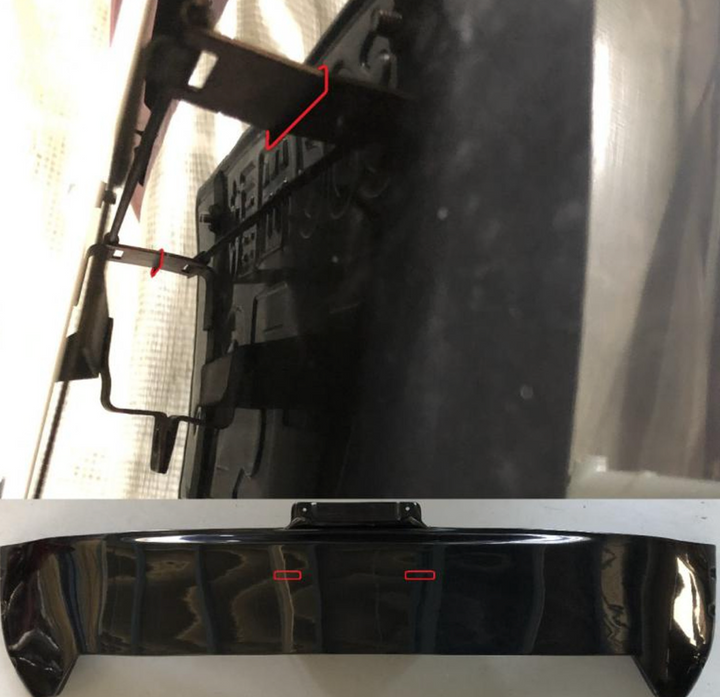 URAS | Back Panel Cover Rear Bumper  for Nissan 180sx (240SX S13 Hatch)